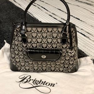 Brighton satchel in signature pattern
